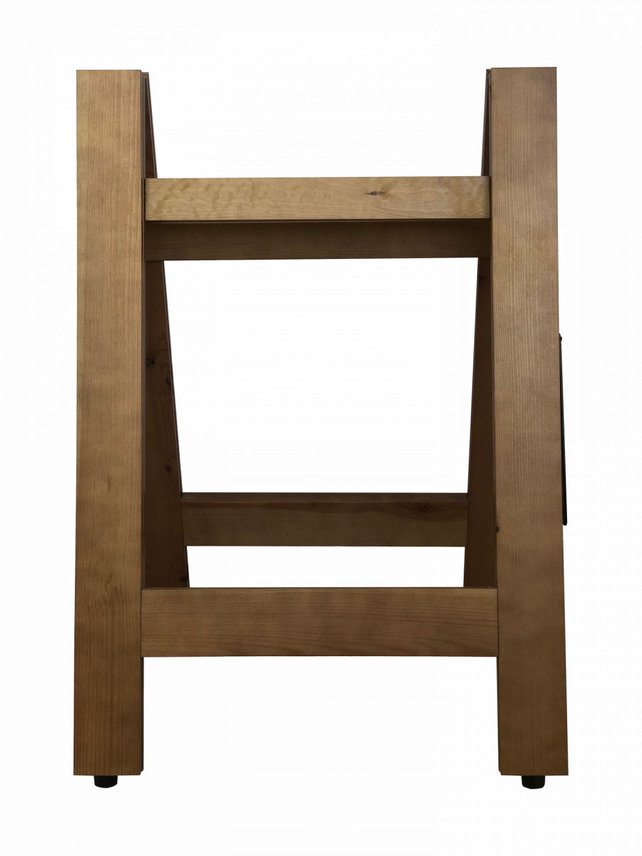 An A-frame for advertising board display