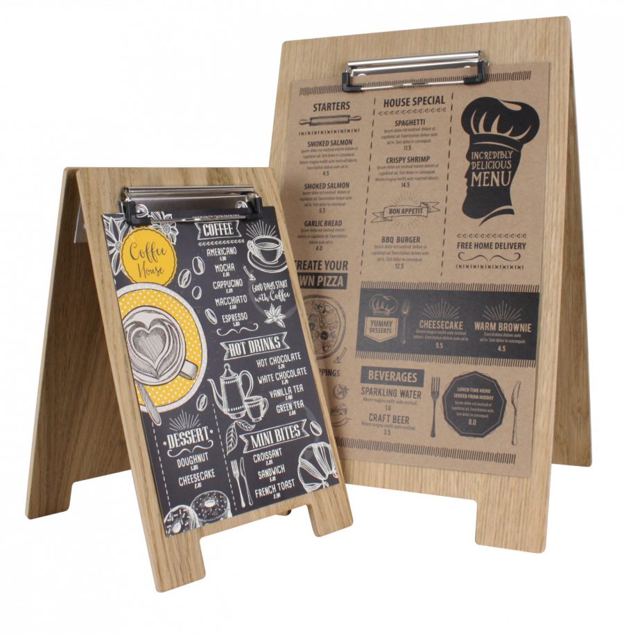 tabletop mini wooden a-board