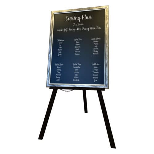 wedding easel silver 2 wedding easel silver 2