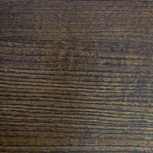 Closeup of wood grain used in the freestanding wine stand