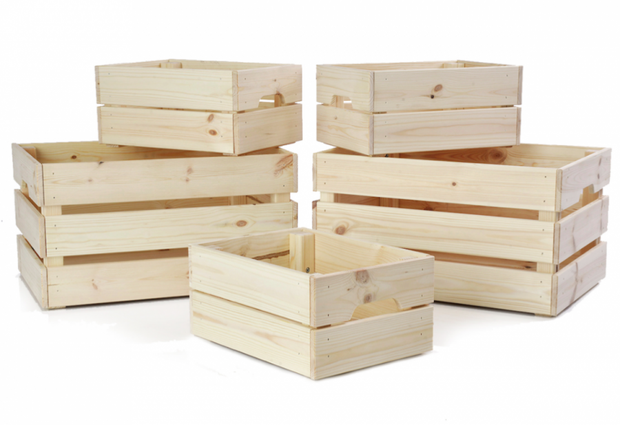 Stack of simple plain wood creates