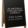 Sturdy Wooden Pavement Sign for outdoor use
